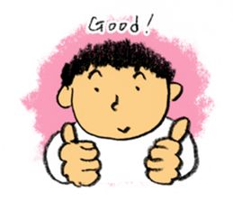 Pencil boy 1(English) sticker #1160038