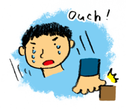 Pencil boy 1(English) sticker #1160047