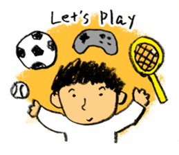 Pencil boy 1(English) sticker #1160051