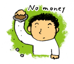 Pencil boy 1(English) sticker #1160055