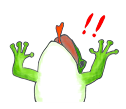 tree flog & Toad Sticker sticker #1160153