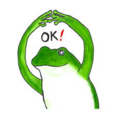 tree flog & Toad Sticker sticker #1160154