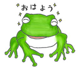 tree flog & Toad Sticker sticker #1160169