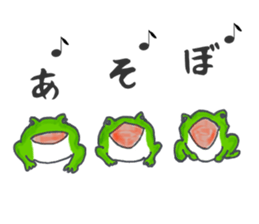 tree flog & Toad Sticker sticker #1160175