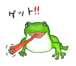 tree flog & Toad Sticker sticker #1160183