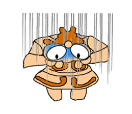 Clay figure of ancient sticker #1160468