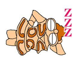 Clay figure of ancient sticker #1160470