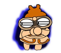 Clay figure of ancient sticker #1160472