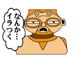 Clay figure of ancient sticker #1160489