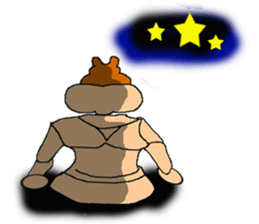 Clay figure of ancient sticker #1160499