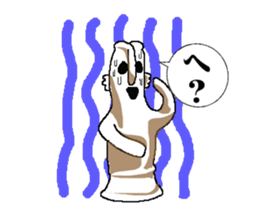 Clay figure of ancient sticker #1160502