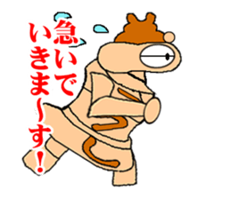 Clay figure of ancient sticker #1160503