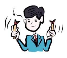 Shrimp tempura crazy sticker #1160557