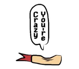 Shrimp tempura crazy sticker #1160571