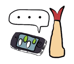 Shrimp tempura crazy sticker #1160576