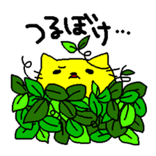 THE YELLOW CAT -Become farmers- sticker #1161048