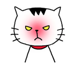 Moody person cat sticker sticker #1161069