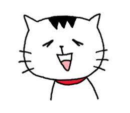 Moody person cat sticker sticker #1161077