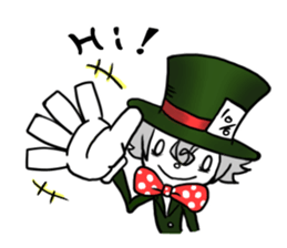 The Hatter (Alice in Wonderland) sticker #1161309