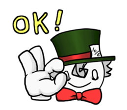 The Hatter (Alice in Wonderland) sticker #1161313