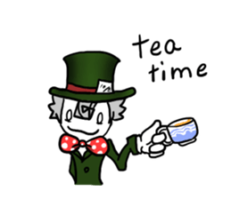 The Hatter (Alice in Wonderland) sticker #1161326