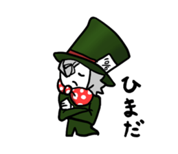 The Hatter (Alice in Wonderland) sticker #1161336