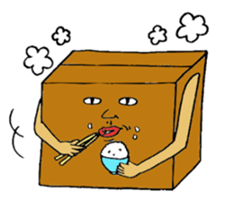 Mr.Cardboard box sticker #1161752
