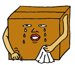 Mr.Cardboard box sticker #1161764