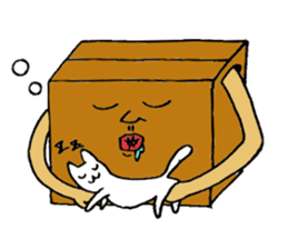 Mr.Cardboard box sticker #1161766