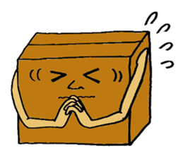 Mr.Cardboard box sticker #1161771