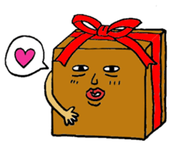 Mr.Cardboard box sticker #1161772