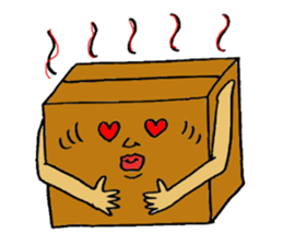 Mr.Cardboard box sticker #1161773