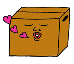 Mr.Cardboard box sticker #1161774