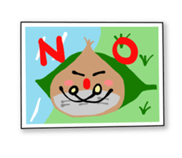 Chestnut in a picture sticker #1161828