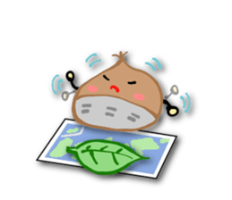 Chestnut in a picture sticker #1161847