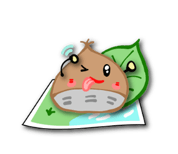 Chestnut in a picture sticker #1161856