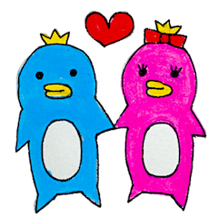 Sticker of penTaro and the peta