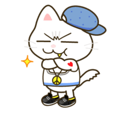 Bad tempered cat sticker #1162117