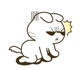 Bad tempered cat sticker #1162118