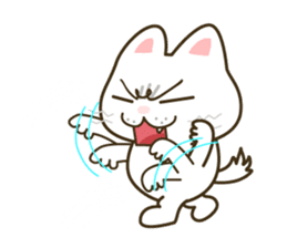 Bad tempered cat sticker #1162124