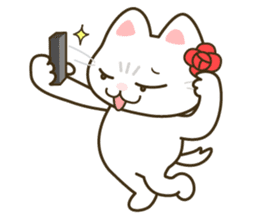 Bad tempered cat sticker #1162126