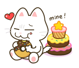 Bad tempered cat sticker #1162130