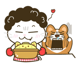 Bad tempered cat sticker #1162133