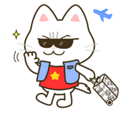 Bad tempered cat sticker #1162136