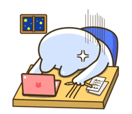 Bad tempered cat sticker #1162139