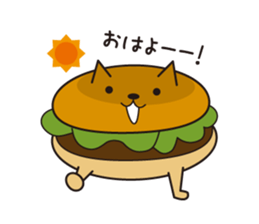 nekoburger sticker #1162356