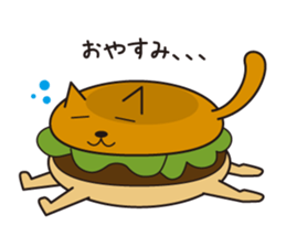 nekoburger sticker #1162357