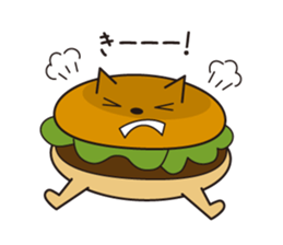 nekoburger sticker #1162359