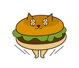 nekoburger sticker #1162375