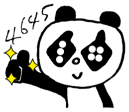 Freedom panda sticker #1162387